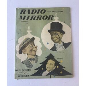 Radio Mirror (Dec 1948) Edgar Bergen, Charlie McCarthy, Abbott & Costello